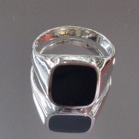 сребърен мъжки пръстен